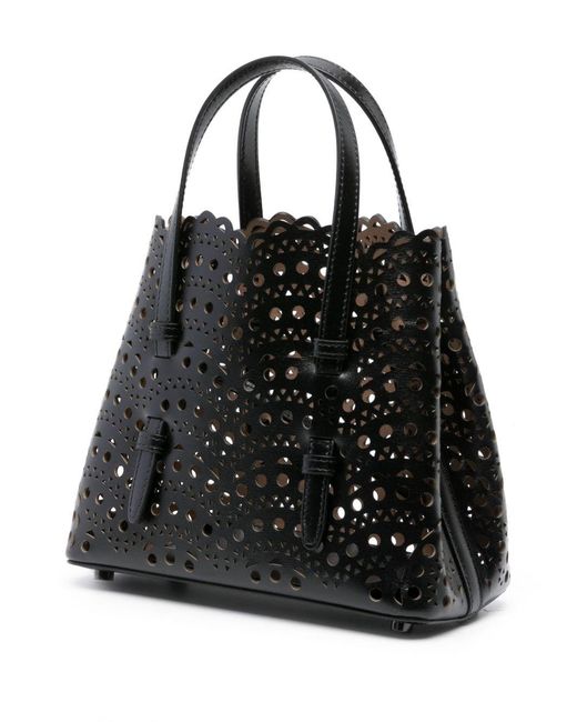 Alaïa Black Alaã¯A Tote Bags