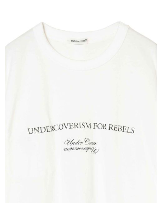 Undercover White Sweatshirt With Print for men