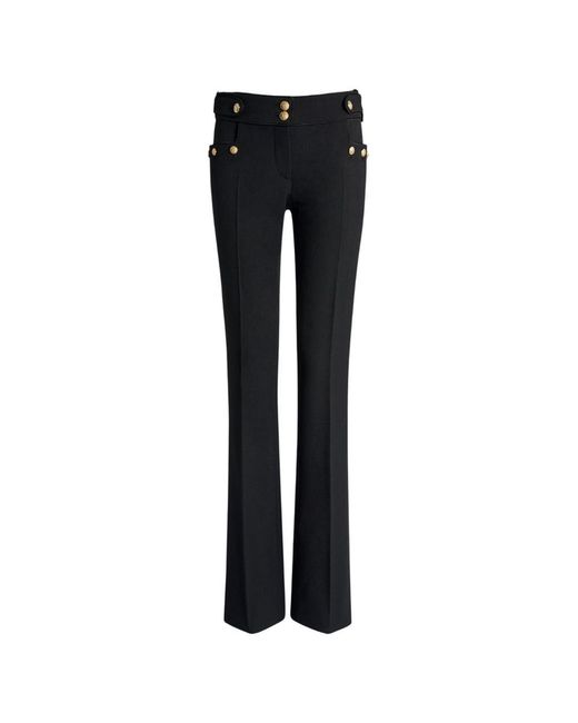 Balmain Black Wool Trousers