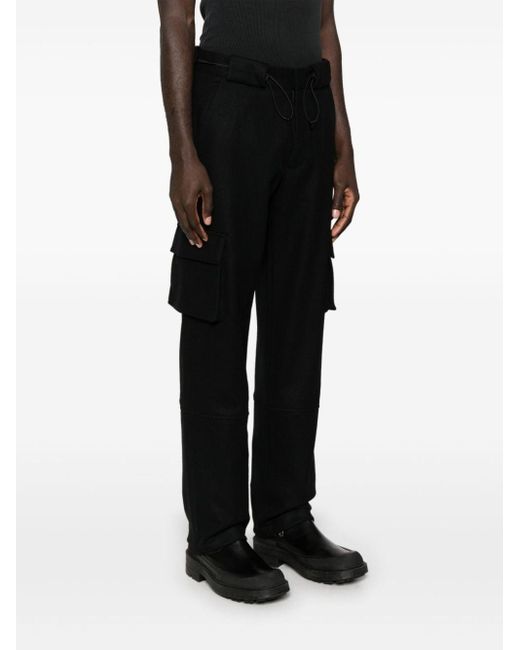 GR10K Black Cargo Trousers for men