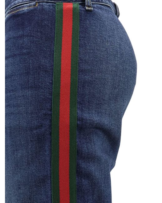 Gucci Blue Denim Cotton Jeans for men
