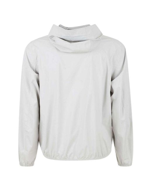 K-Way Gray Stretch Dot Jacket for men