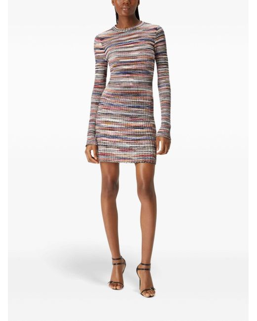 Missoni Pink Striped Short Dress