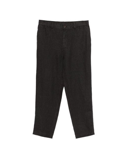 Ecoalf Black Ethiwin Trousers for men
