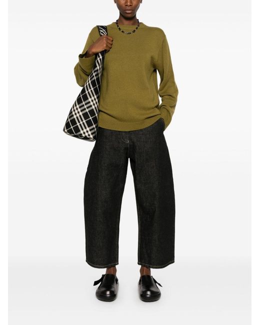 Studio Nicholson Black Cropped Denim Jeans