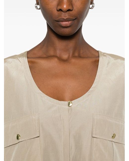 Forte_forte Natural Cotton Blend Blouse