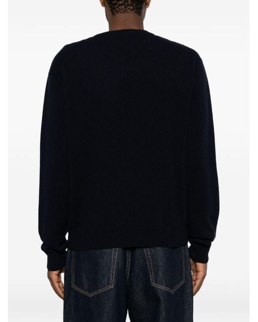 Extreme Cashmere Blue Cashmere Crewneck Sweater