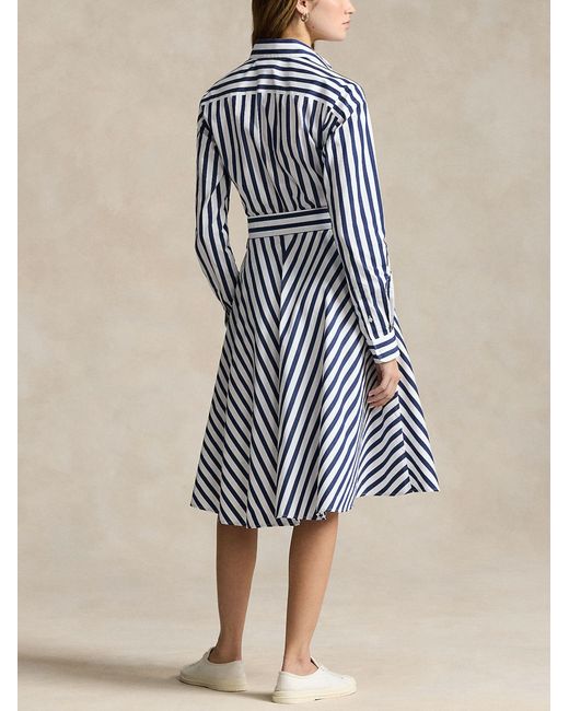 Polo Ralph Lauren White Striped Dress