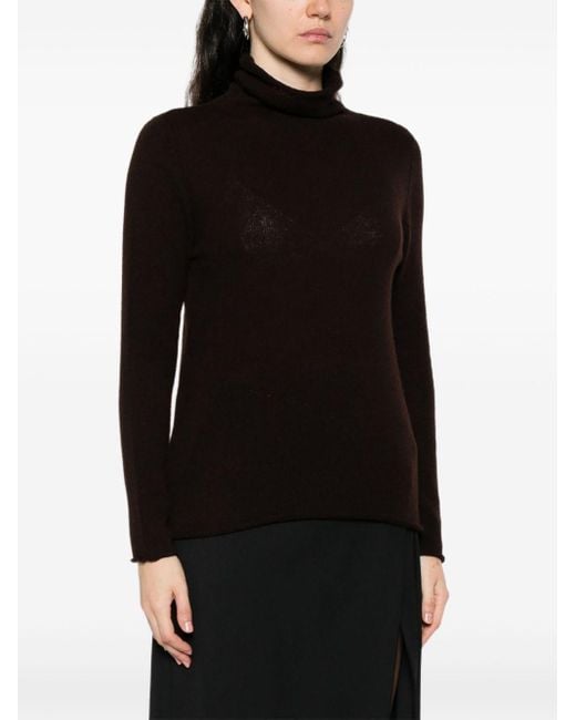Be You Black Cashmere Turtle-Neck Sweater