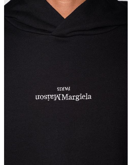 Maison Margiela Black Felpa for men