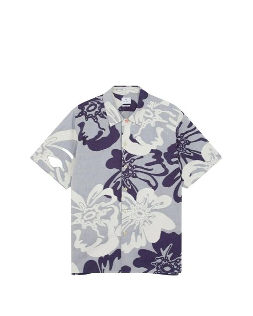 Paul Smith Blue Short Sleeves Casual Fit Shirt for men