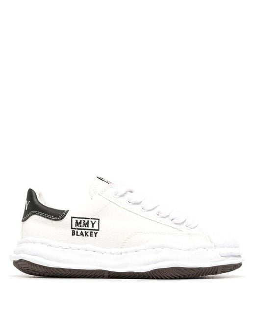 Sneaker Blakey Basse di Maison Mihara Yasuhiro in White da Uomo