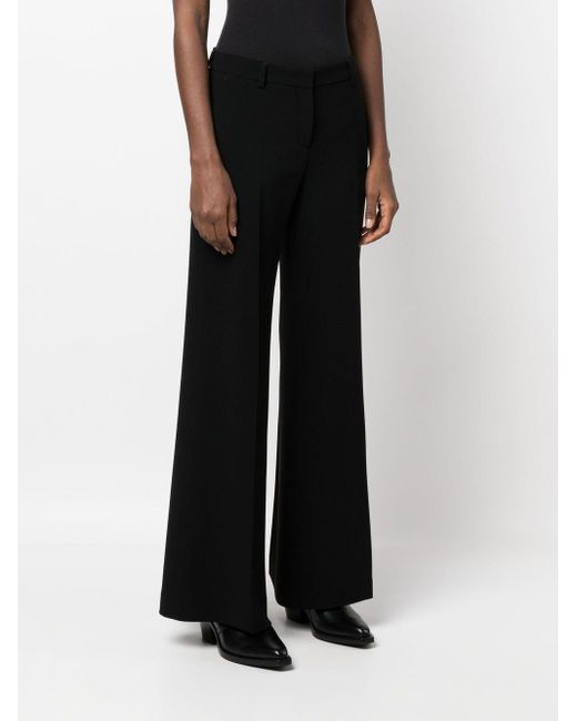 Alberto Biani Black Flared Trousers
