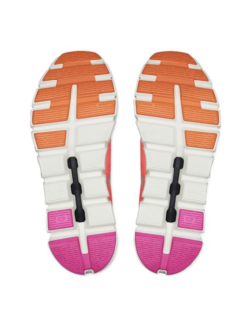 Sneaker Cloud 6 Coast di On Shoes in Red