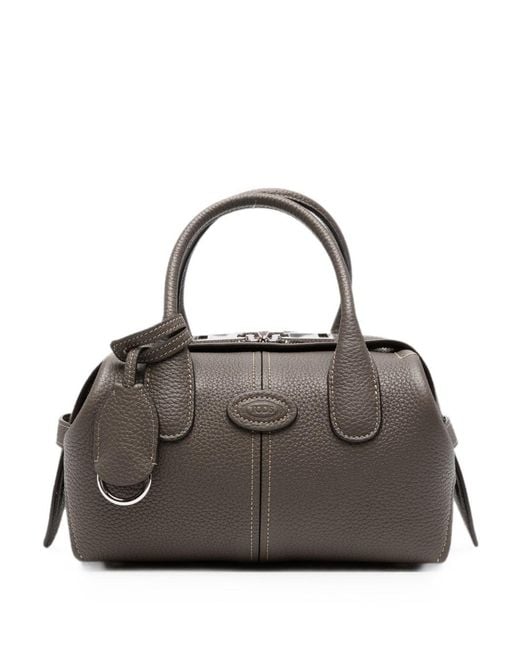 Tod's Gray Di Bag Mini Leather Handbag