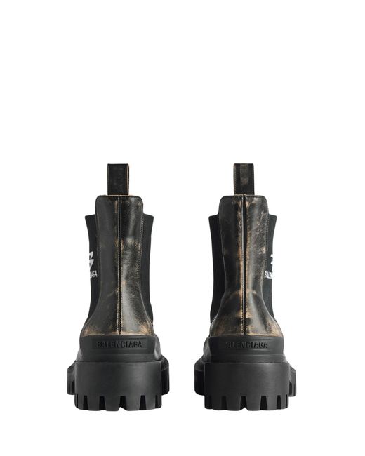 Balenciaga Black Strike Chelsea Boot for men