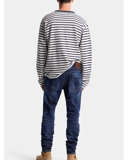 DSquared² Blue Teddy Jeans for men
