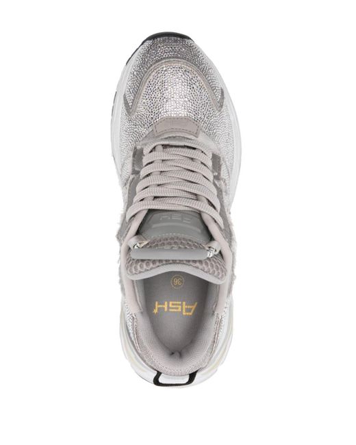 Ash White Racer Strass Sneakers