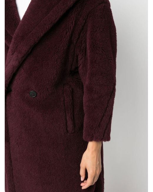 Max Mara Purple "Tedgirl" Classic Coat