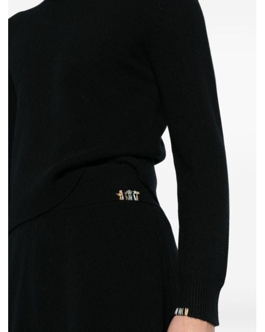 Extreme Cashmere Black Cashmere Crewneck Sweater