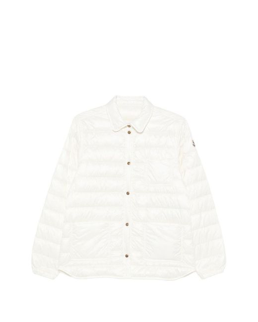 Moncler White Fouine Blouson Jacket