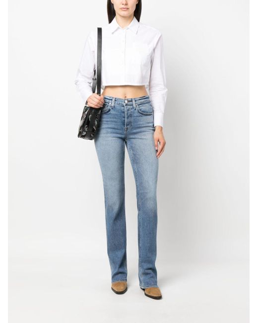 Cotton Citizen Bootcut Denim Jeans in Blue Lyst