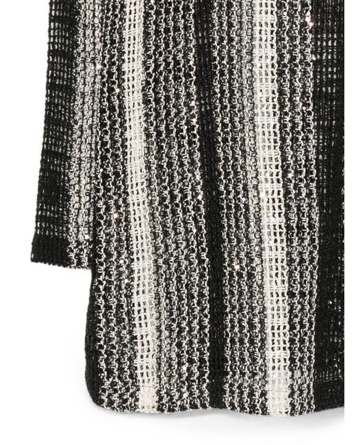 Missoni Gray Cotton Blend Short Cover Up