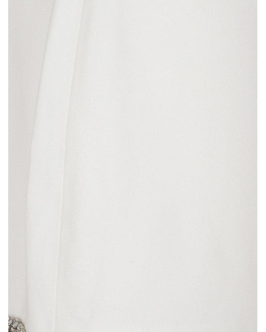 Alice + Olivia White Mini Skirt