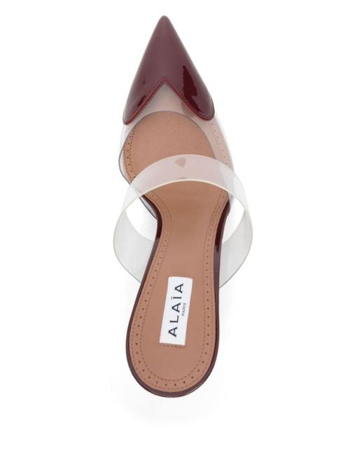 Alaïa Pink Le Coeur Mules