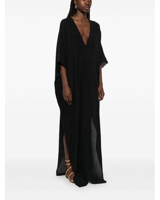 ‎Taller Marmo Black Rio Maggiore Kaftan Dress