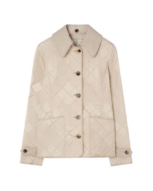 Burberry Natural Fernleigh Nylon Jacket