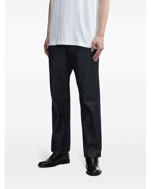 Auralee Blue Twist Denim Jeans for men