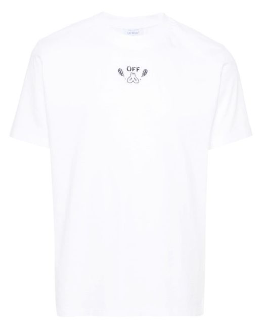T-shirt Bandana Arrow Skate di Off-White c/o Virgil Abloh in White da Uomo