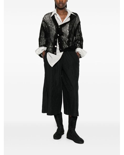 Comme des Garçons Black Wide-Leg Trousers