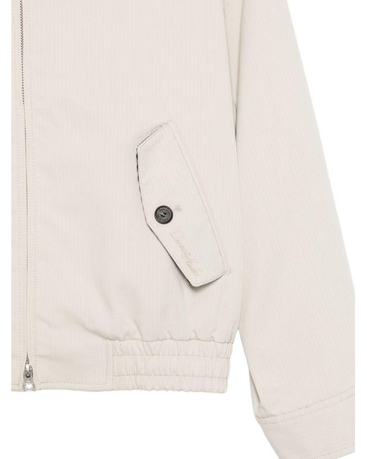 DUNST White Cotton Blouson Jacket