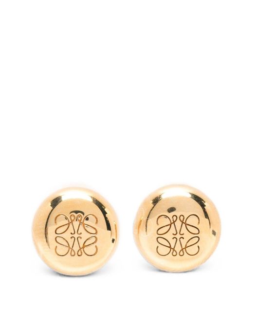 Loewe Metallic Anagram Earrings