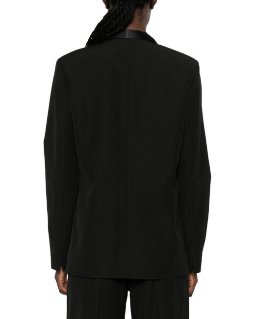 Forte_forte Black Wool Blend Smoking Jacket
