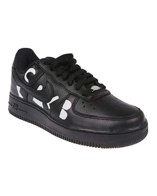 Comme Des Garcons Black X Nike Black Air Force 1 Sneakers for men