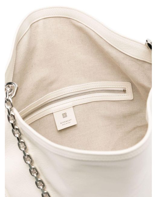 Givenchy Natural Voyou Medium Leather Shoulder Bag