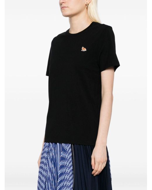 Maison Kitsuné Black Baby Fox Cotton T-Shirt