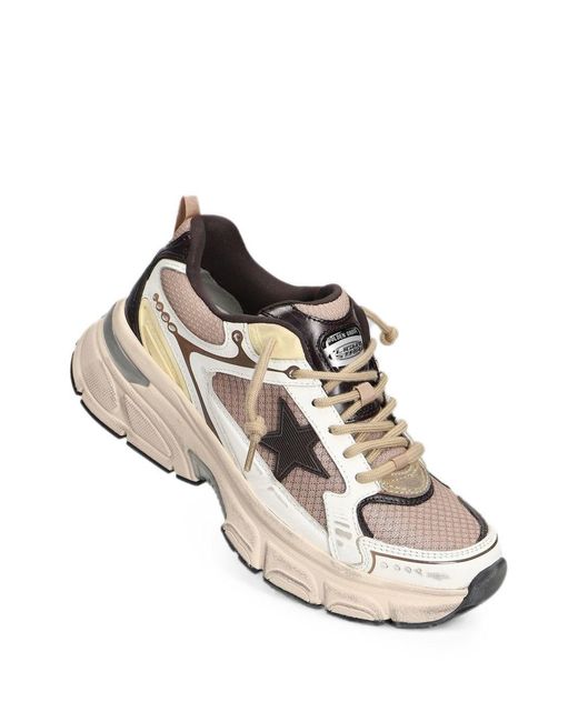 Golden Goose Deluxe Brand White Lightstar Sneakers