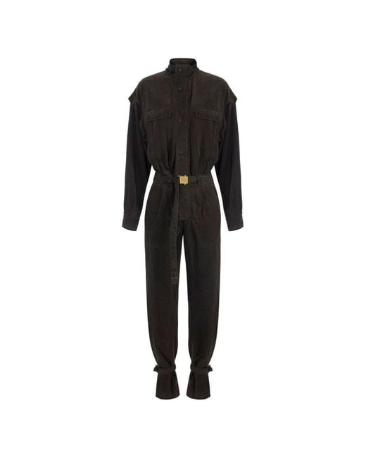 Elisabetta Franchi Black Long Jumpsuit