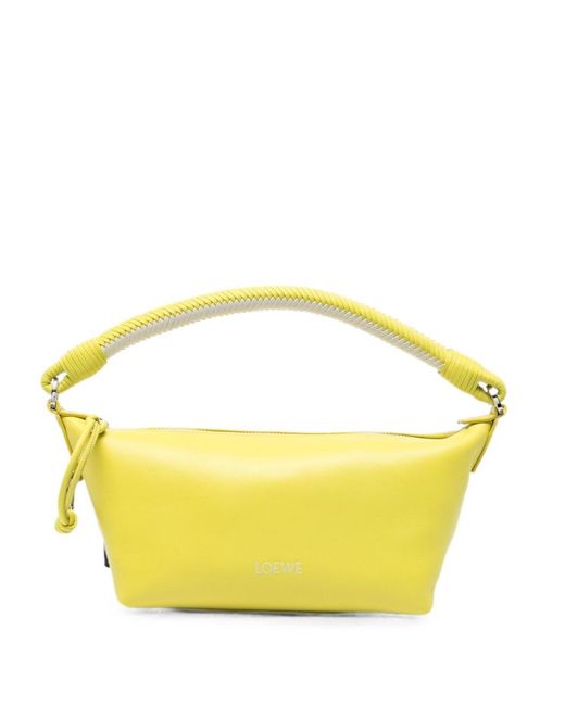 Loewe Yellow Cala Leather Pouch