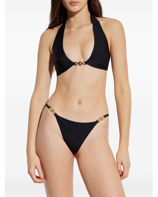 Versace Black Bikini Bottoms