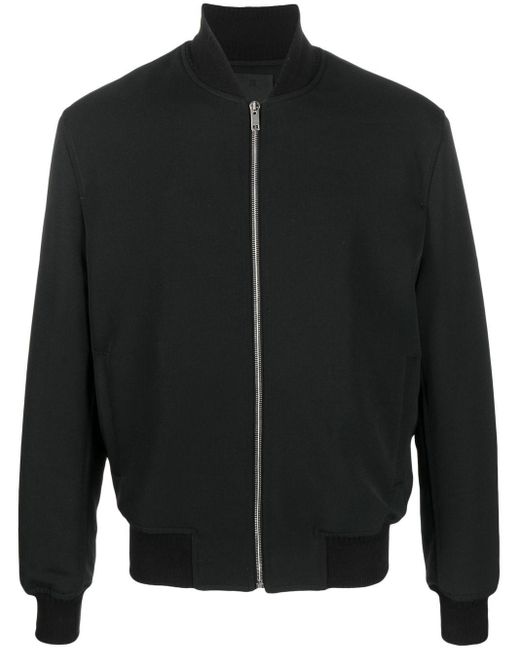 Givenchy Black Wool Bomber Jacket for men
