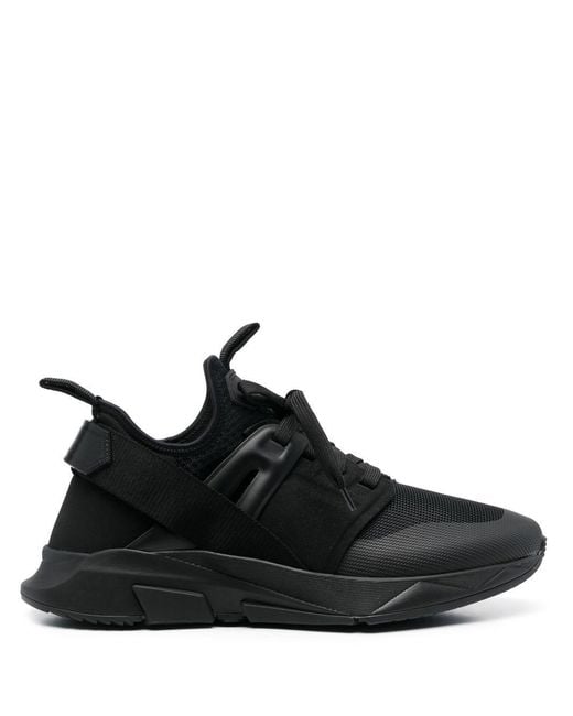 Tom Ford Black Jago Sneakers for men