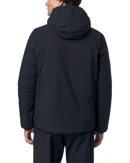 K-Way Blue Reversible Jack Jacket for men