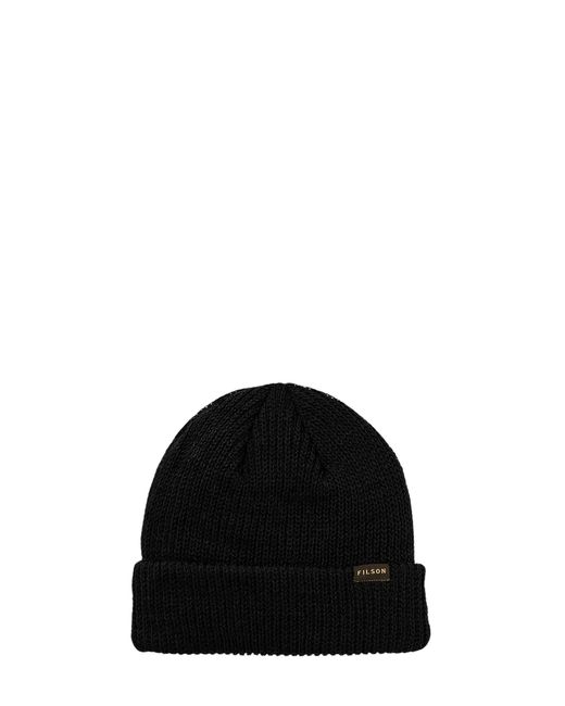 Filson Black Watch Cap Beanie for men