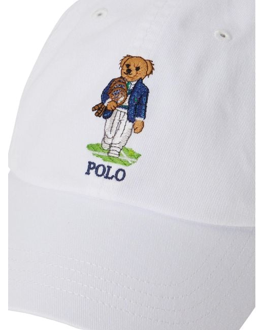 Polo Ralph Lauren White Wimbledon Cap for men