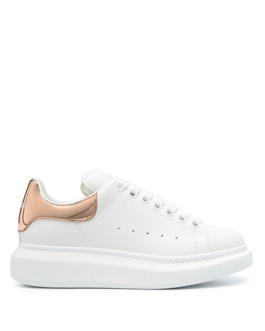 Alexander McQueen White Oversize Leather Sneaker